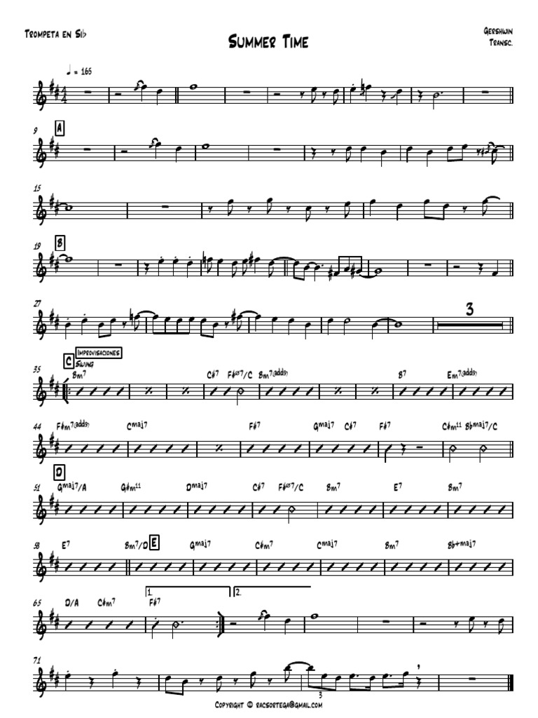 Summer Time - Partes | PDF | Latin Script
