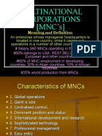 Multinational Corporations (MNC'S) : Meaning and Definition