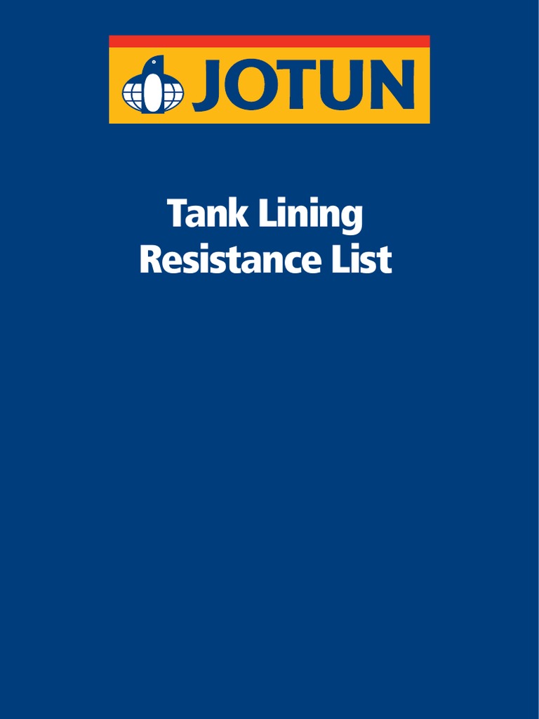 Resistance+List+Tank+Linings,+Protective (1) Jotun PDF Asphalt