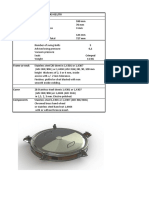 Technical File P42-021/70 Reference Dimensions 590 MM 70 MM 3 MM 123 MM 727 MM 5 0,1 Crimped 11 KG Frame or Neck