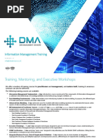 Information Management Training: Info@dmadvisors - Co.uk