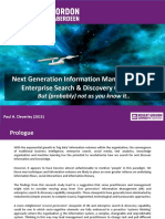 Next Generation Information Management and Enterprise Search & Discovery Capability