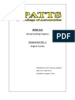 AENG 413 Engine Cycles Assignment - Franco