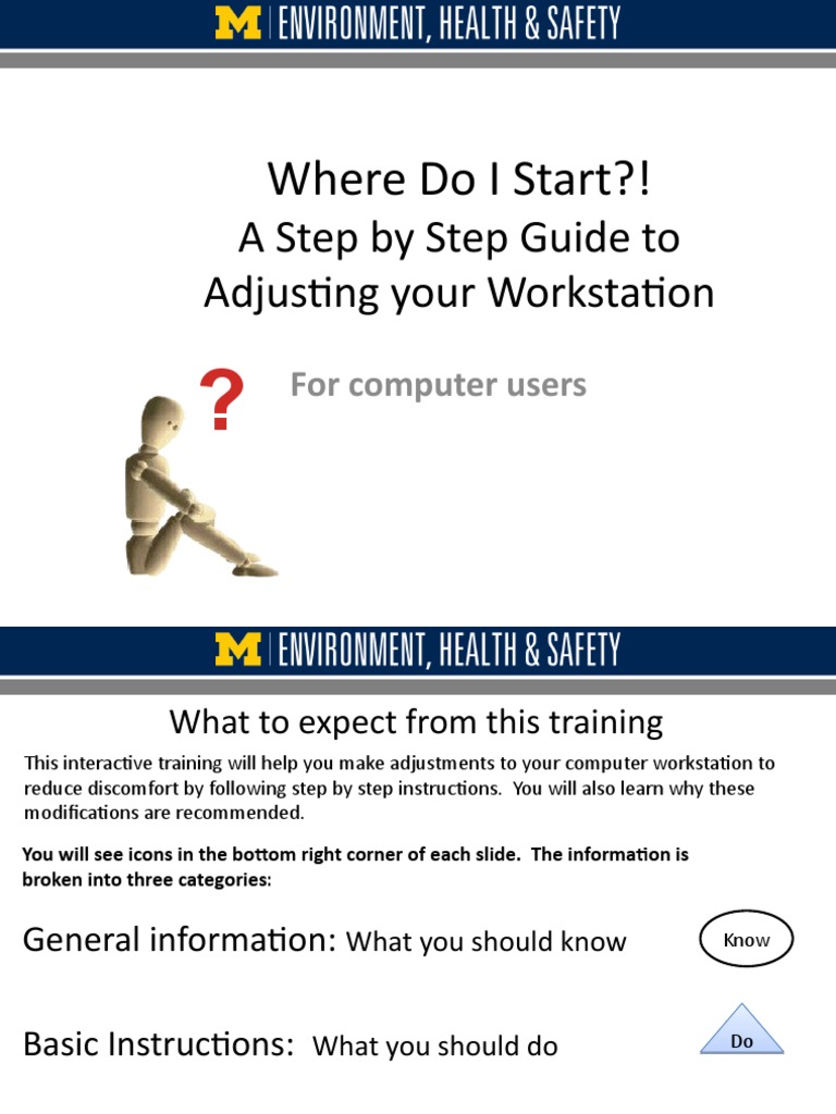 next slide A Step-by-Step Guide to an Ergonomic Workstation Setup | PDF ...