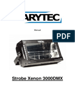 Strobe Xenon 3000DMX Manual