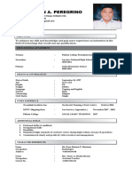 John Kevin A. Peregrino Resume