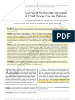 In-Press Article: Comparative Analysis of Mechanism-Associated 3-Dimensional Tibial Plateau Fracture Patterns