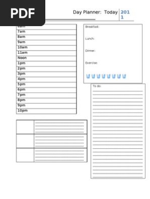 Daily planner