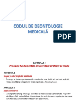 301 - Codul de Deontologie Medicală PDF