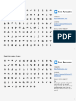 Font Awesome Icons SlidesCarnival Resources