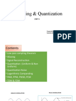 Sampling & Quantization: UNIT-5