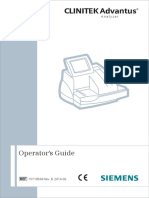 Clinitek Advantus-Operator's Guide