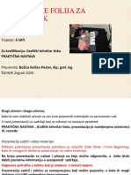 Grafički Tehničar Tiska - Praktična Nastava - Termotisak - 3. Razred - PPSX