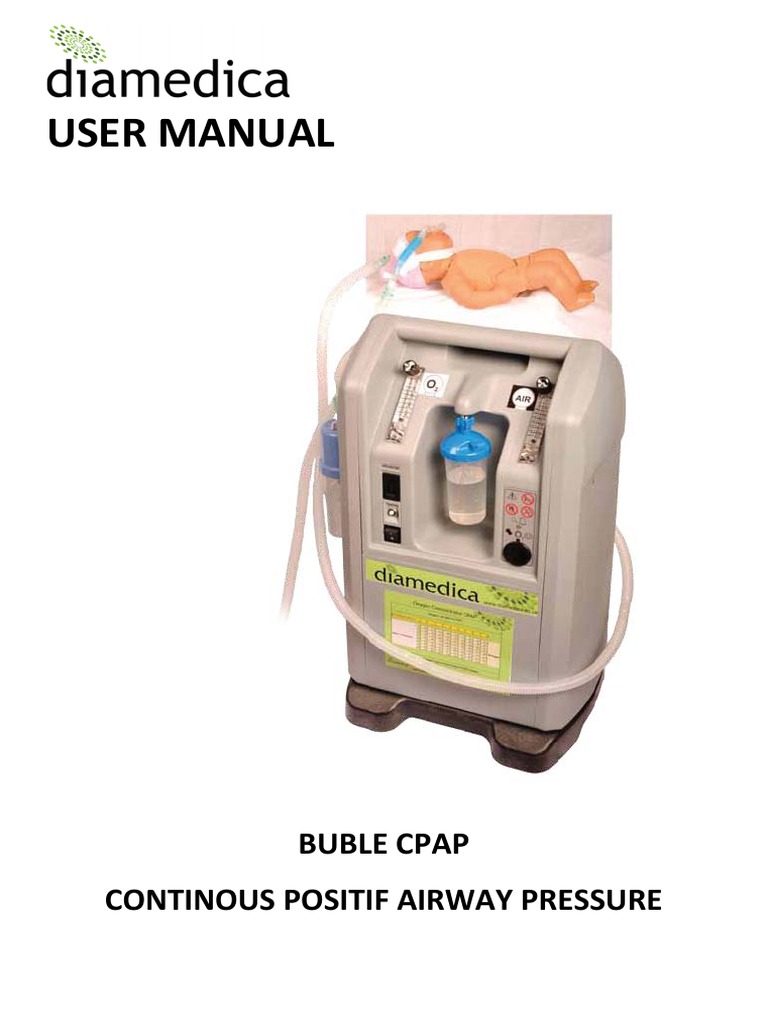 Bubble CPAP User Manual | PDF | Medical Specialties | Chemistry