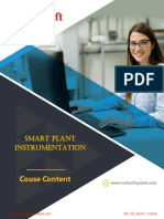 Smart Plant Instrumentation Course Content