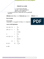 45 Profit and Loss Questions With Solutions