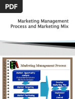 Marketing Management Process and Marketing Mix