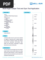 Case Study Multi Finger Caliper Tool and Gyro Tool Application PDF