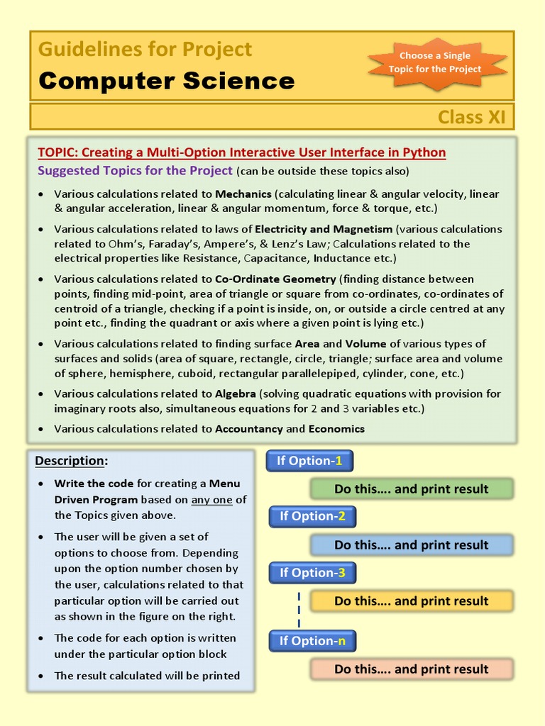 Project For Class 11 Computer Science PDF | PDF | Trigonometric ...