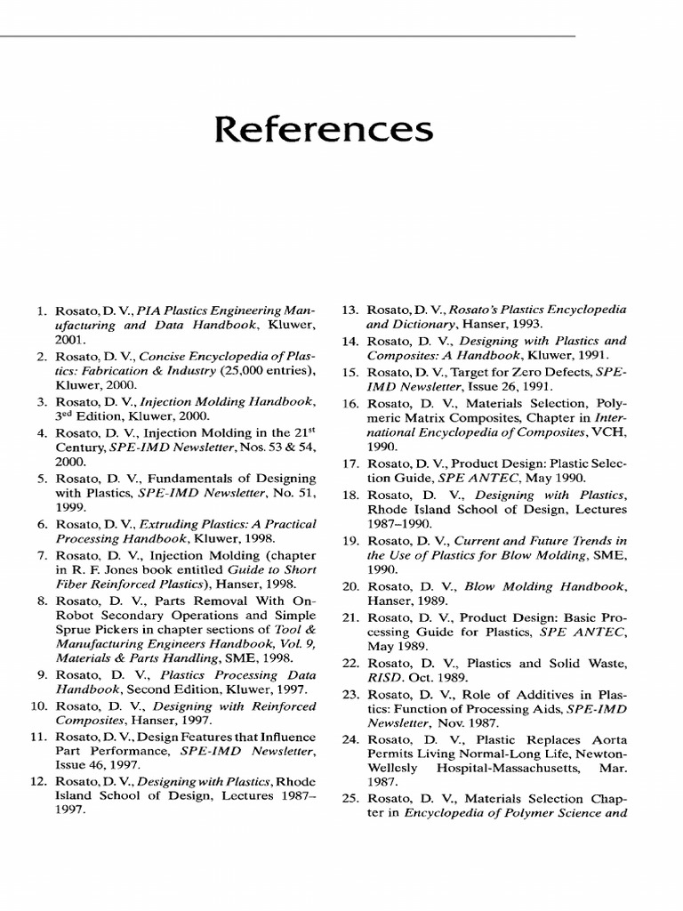 Plastics Engineering References | PDF | Composite Material | Plastic