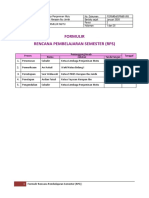 0105 Formulir Rencana Pembelajaran Semester (RPS) - METLIT Kuali Kuanti