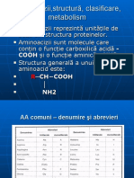 Aminoacizii, Structură, Clasificare, Metabolism