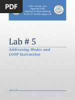 Addressing Modes and LOOP Instruction