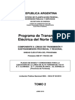 NN Subtransmision PByC Linea Alta Tension 132 KV Clorinda Laguna Blanca El Espinillo LPNº2 2010 Tomo 2 PDF