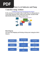 Automatic Water Level Indicator and Pump Controller Using Arduino