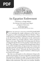 An Egyptian Endowment - A Summary of Nibley's Book On The Joseph Smith Papyri