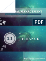 Financial Management: Finance and Financial Markets: Chapter 1
