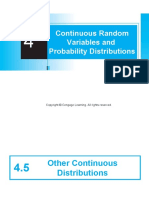 Continuous Random Variables and Probability Distributions