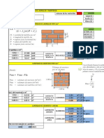 Calculo de Agregados en Una Construccion de Albañileria