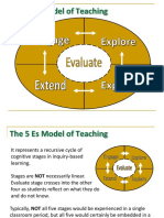 The 5 Es Model of Teaching