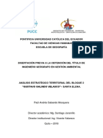 Análisis Estratégico Territorial Del Bloque 2 Gustavo Galindo Velasco - Santa Elena PDF