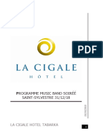 Hotel La Cigale Tabarka Nouvel An 2019