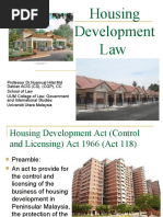 Housing Development Law