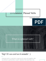 Grammar: 4 Types of Phrasal Verbs Explained