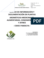 CIDOC PAMYA: Centro de información sobre plantas medicinales