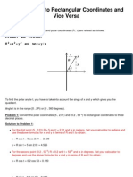 Convert Polar To Rectangular Coordinates.