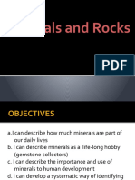 Minerals and Rocks Identification
