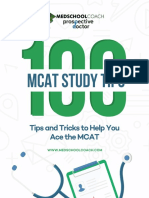 100 MCAT Tips