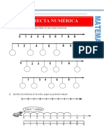 La Recta Numérica para Primero de Primaria