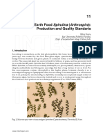Earth Food Spirulina (Arthrospira) : Production and Quality Standarts
