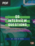 Interview DS: Most Asked Interview Questions