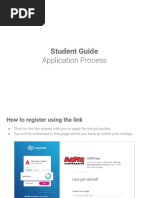 Student Guide: Application Process