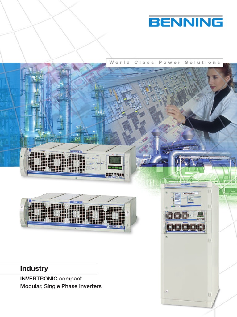 Benning INVERTRONIC Compact Inverters | PDF | Power Inverter | Mains ...