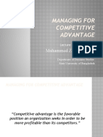02 Managing For Competitive Advantage