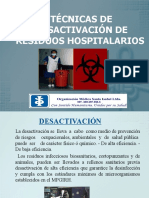 Desactivación de Residuos Hospitalarios