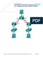 7.3.2.4 Lab - Configuring Basic RIPv2 and RIPng